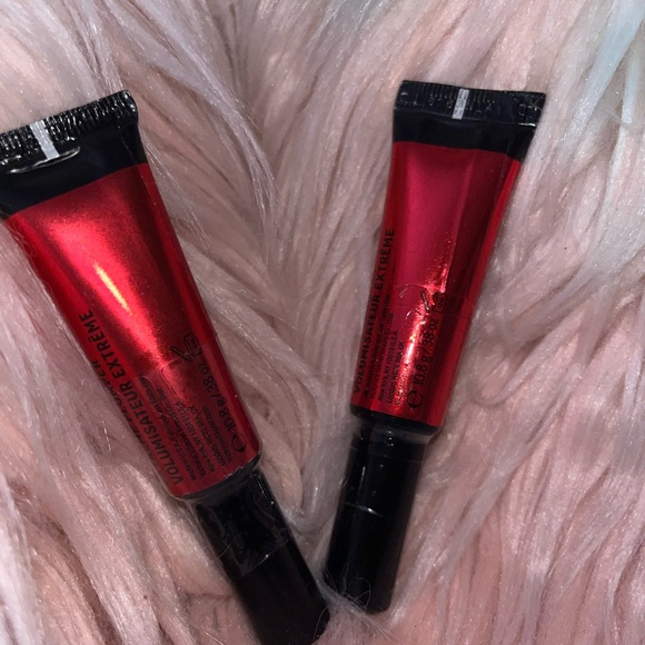 NEW Lot of 2 Victoria's Secret Extreme Lip Plumper Lip Gloss Knockout Red - Picture 6 of 8